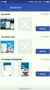 Cara Memasang Tema Whatsapp Doraemon - Pilih Doraemon