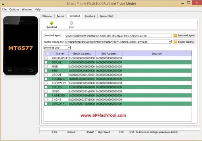 SOFTWARE FLASHING HP ANDROID - SP FLASH TOOL